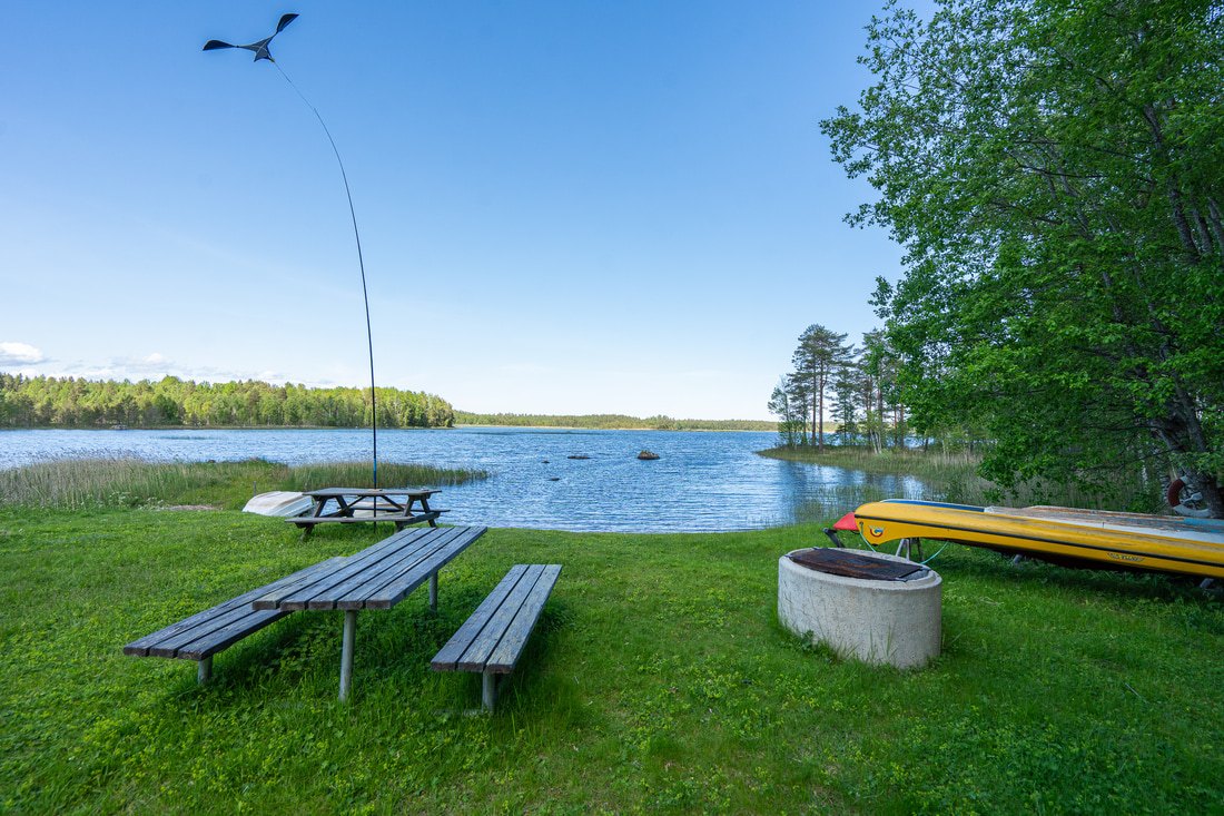 Grill- och badplats vid Sälgsjön