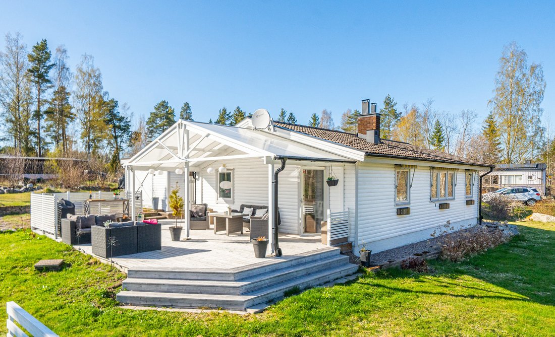 Permanentstandard med garage