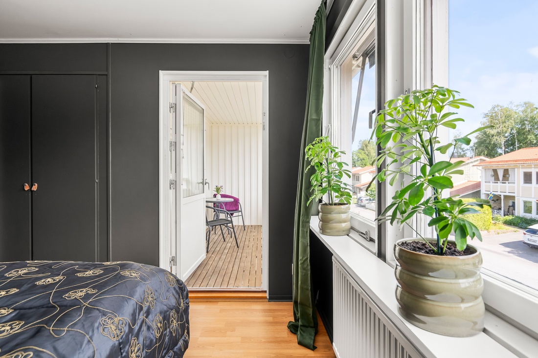 Utgång till stor balkong Utgång till stor balkong