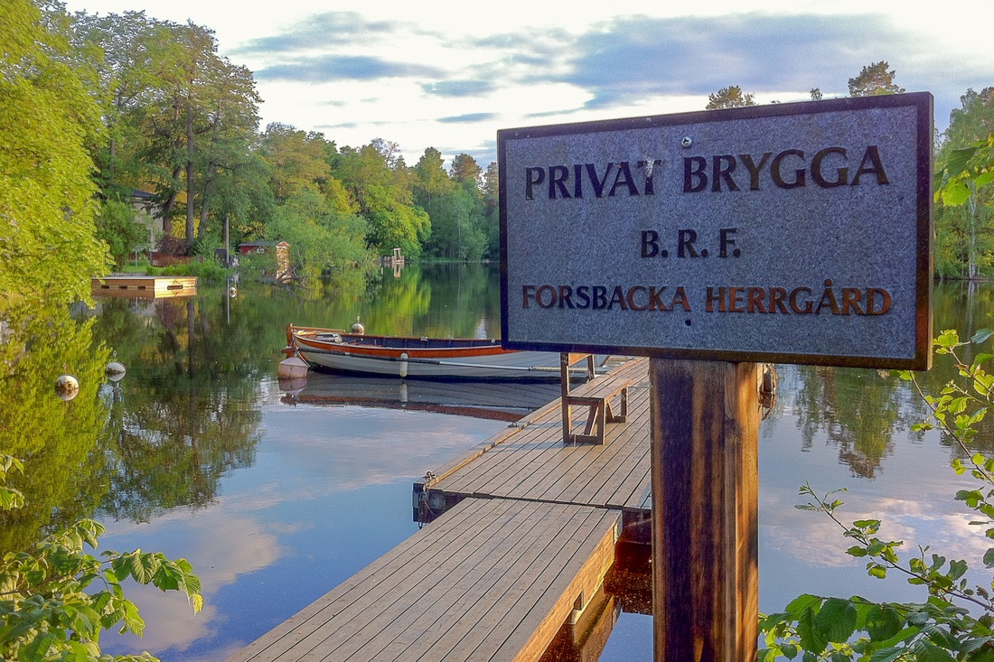 Egen båtplats ingår i månadsavgiften...