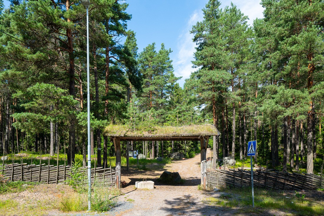 Nära härliga motions- och naturområden vid Gavlehov med spårcentral såväl sommar som vinter...